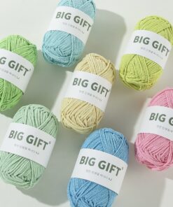 Sợi BIG GIFT Cotton Cao Cấp – Sợi Mềm, Bền, Đa Năng Cho Handmade & Thủ Công