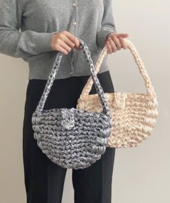 Túi Vỏ Sò Mini Móc Tay – QYMI Cotton Shell Bag